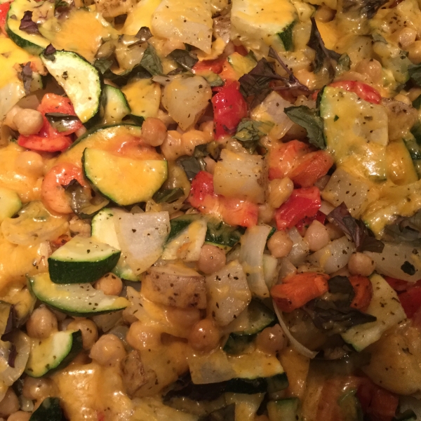 Four Cheese Roasted Vegetables