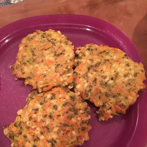 Gingery Mung Bean Sprouts Pancake