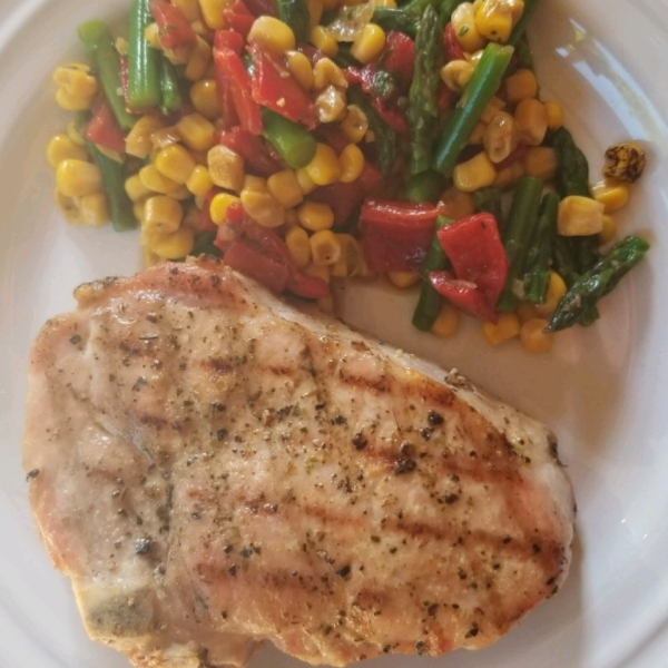 Summer Corn Salad with Asparagus