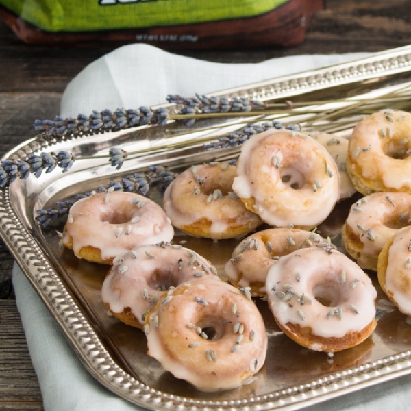 Vanilla-Lavender Mini Donuts
