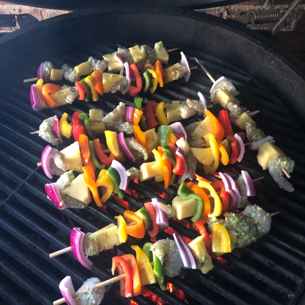 Coconut Shrimp Kabobs