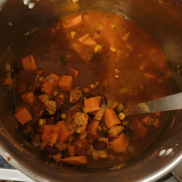 Spicy Chicken and Sweet Potato Stew