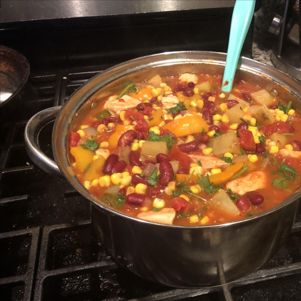 Spicy Chicken and Sweet Potato Stew