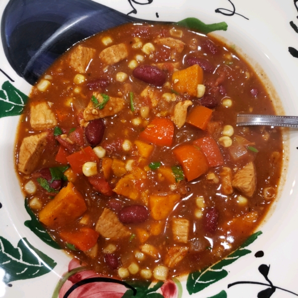 Spicy Chicken and Sweet Potato Stew
