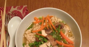 Tofu and Mushroom Ramen
