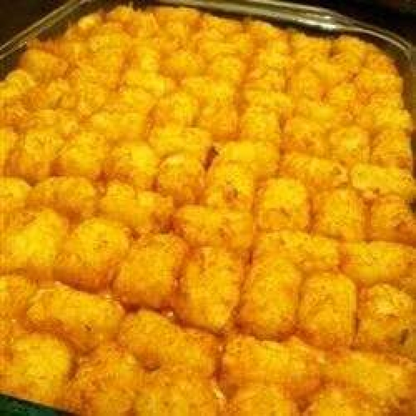 Cheeseburger Tater Tot Casserole