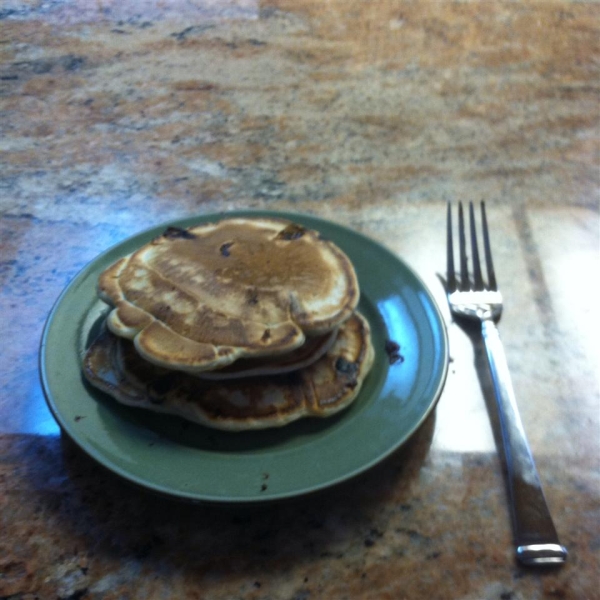 Banana Chocolate Chip Pancakes