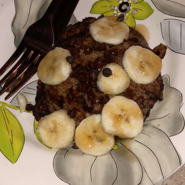 Banana Chocolate Chip Pancakes