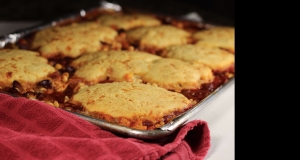 Sheet Pan Turkey Chili with Cornbread 