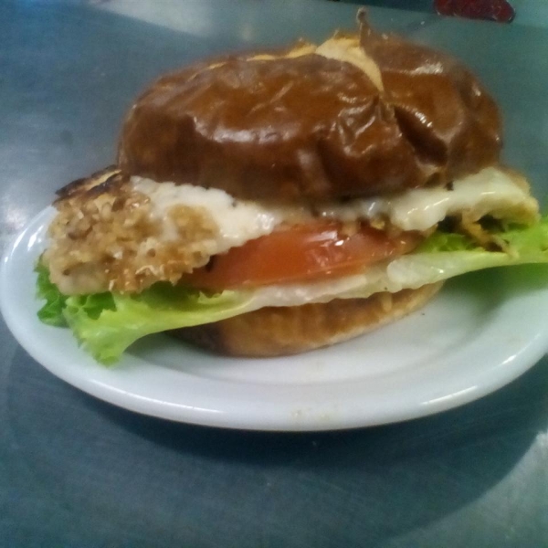 Honey Mustard Chicken with Pretzel Crust