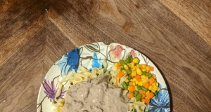 Classic Beef Stroganoff in a Slow Cooker
