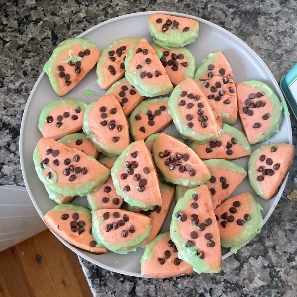 Watermelon Cookie