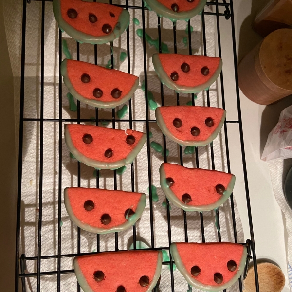 Watermelon Cookie