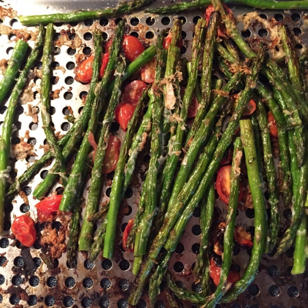 Grilled Parmesan Asparagus