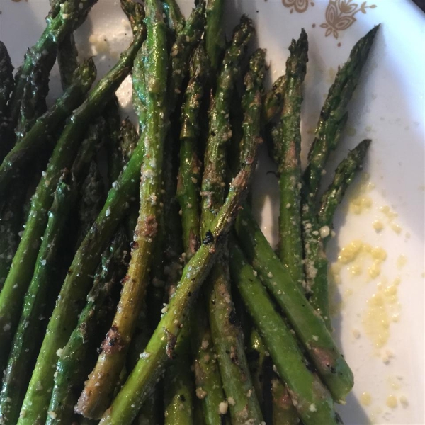 Grilled Parmesan Asparagus