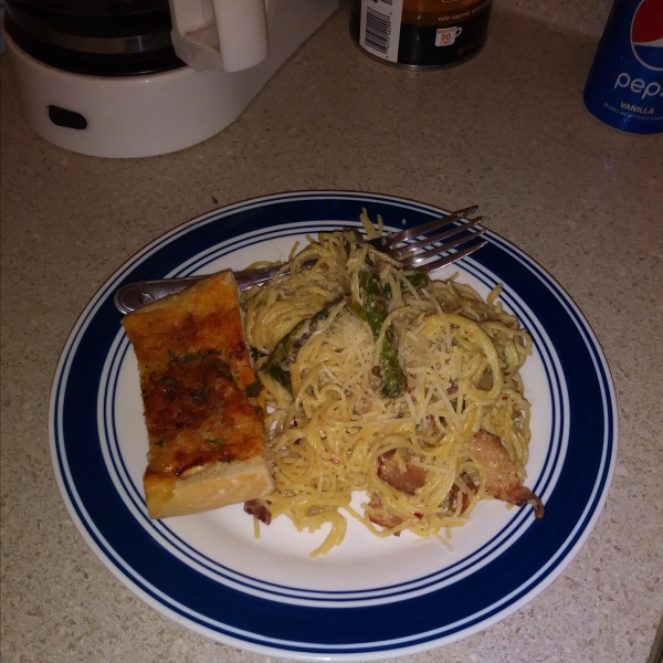Asparagus Carbonara