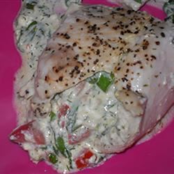 Mediterranean Stuffed Chicken