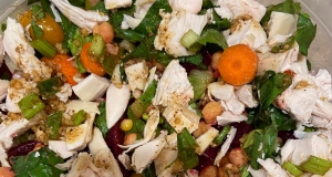 Roasted Beet and Chickpea Salad