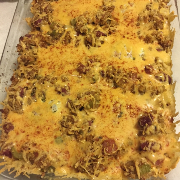 Egg and Cornbread Bake