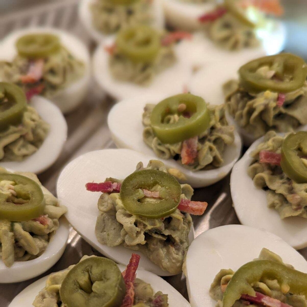 Avocado Deviled Eggs