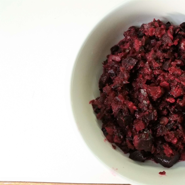 Beet and Pear Puree