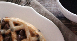 Gluten-Free Chocolate Chip Cookie Waffles