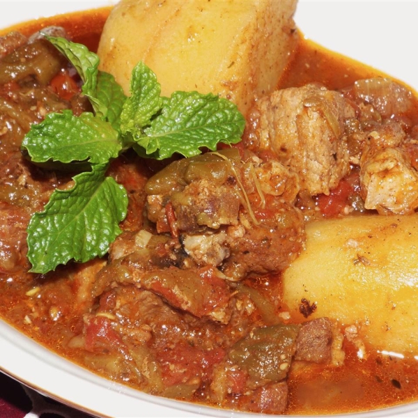 Roasted Green Chile Stew