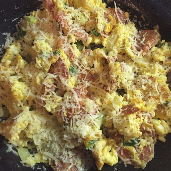 Pepperoni Eggs