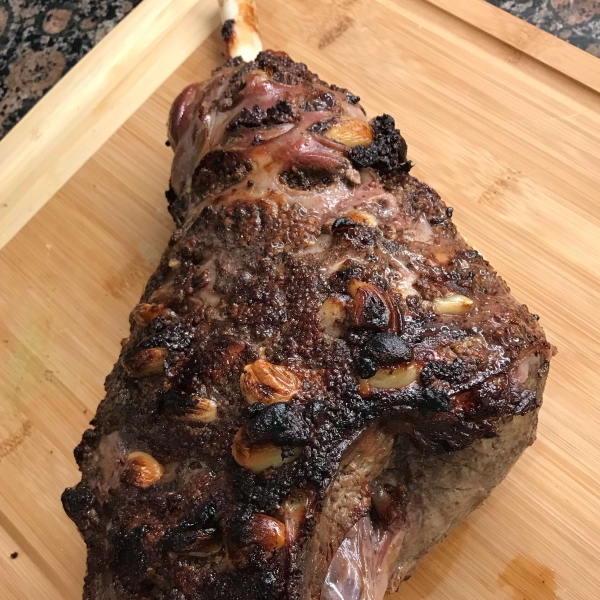 Dragan's Leg of Lamb with Garlic and Beer