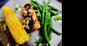 Balsamic Goat Cheese Stuffed Chicken Breasts
