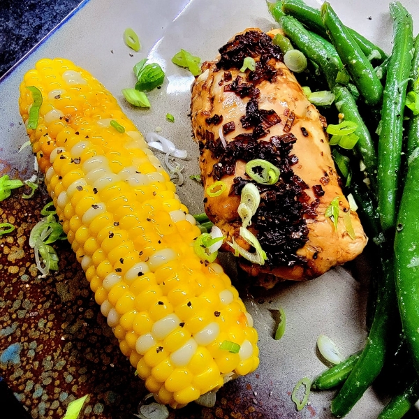 Balsamic Goat Cheese Stuffed Chicken Breasts