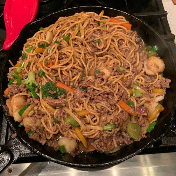 Ground Beef Lo Mein