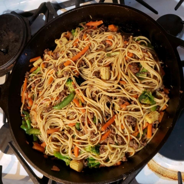 Ground Beef Lo Mein