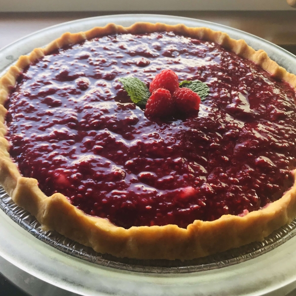 Raspberry Cream Pie