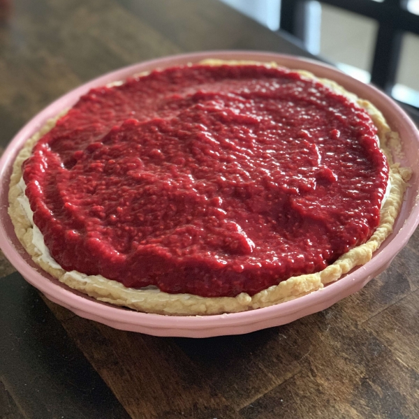Raspberry Cream Pie