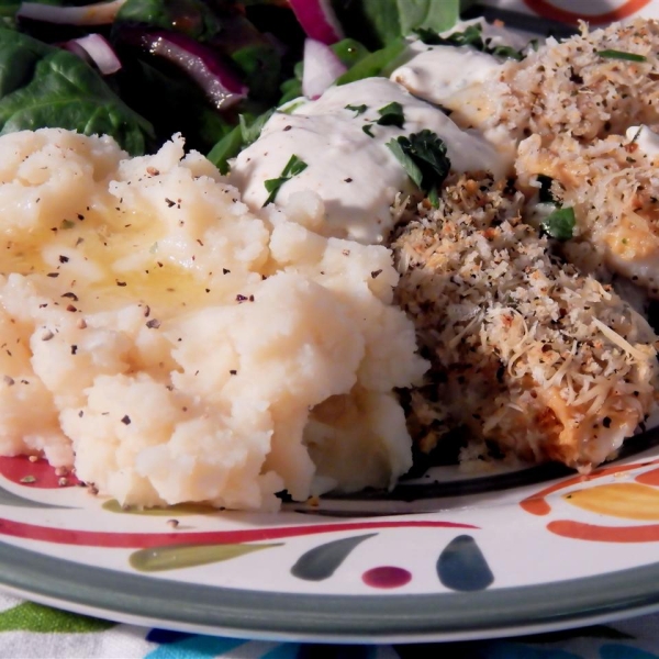 Light and Cheesy Panko Crusted Cod