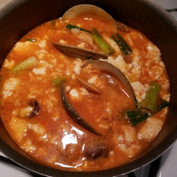 Korean Soft Tofu Stew (Soon Du Bu Jigae)