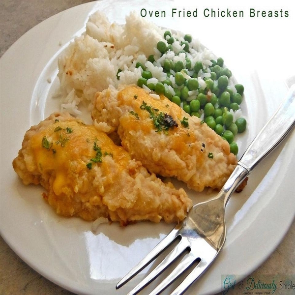 Oven-Fried Chicken Breasts