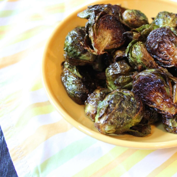 Roasted Brussels Sprouts with Balsamic and Honey