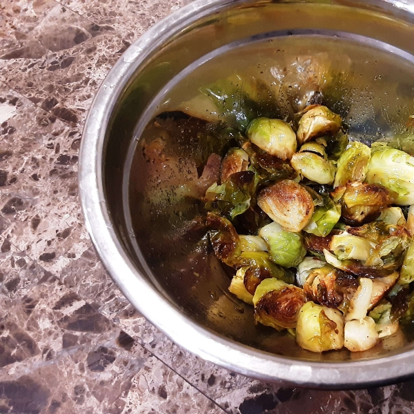 Roasted Brussels Sprouts with Balsamic and Honey