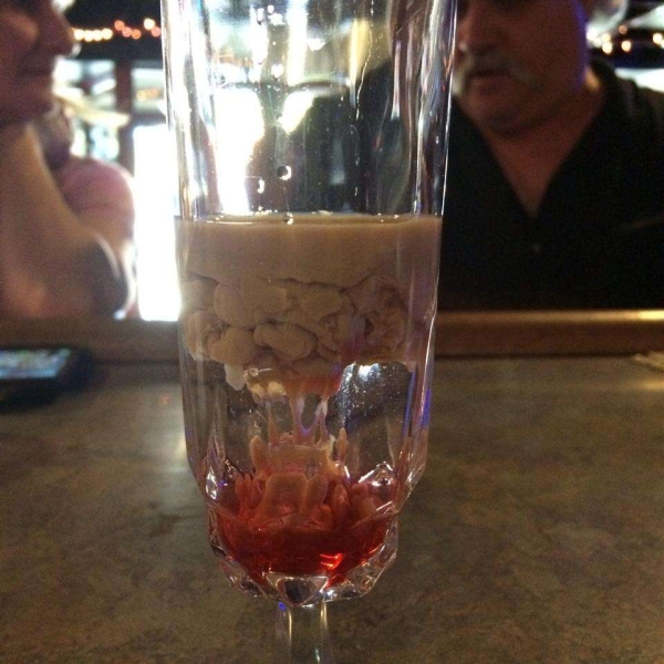 Brain Hemorrhage (Halloween Alcohol Drink)