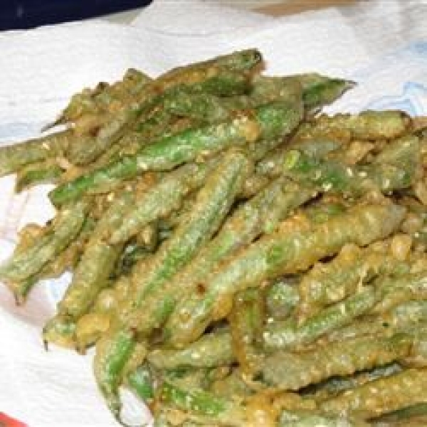Sesame Tempura Green Beans