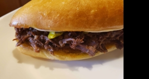 Easy Slow Cooker Italian Beef