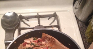 Quinoa with Salmon and Swiss Chard