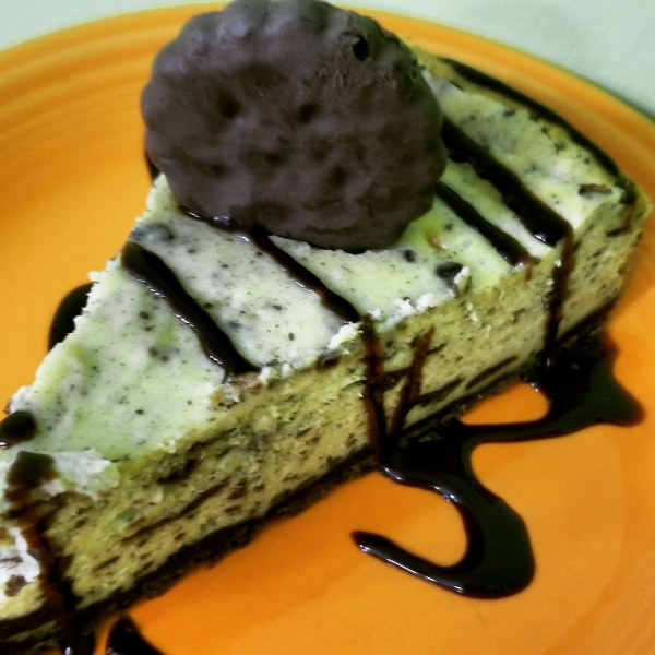 Girl Scout Thin Mints Cheesecake