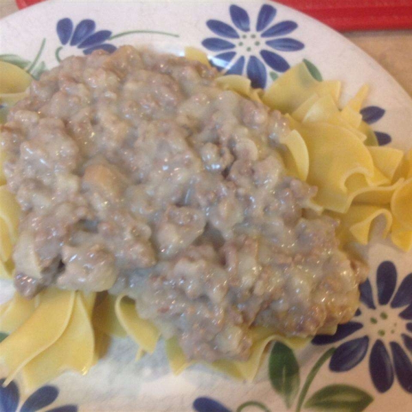 No Sour Cream Beef Stroganoff