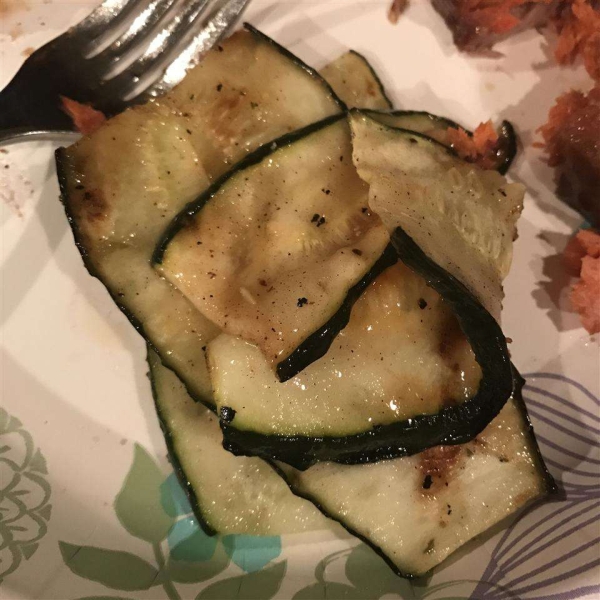 Grilled Sliced Zucchini