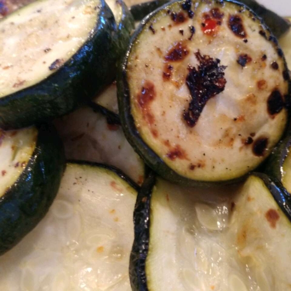 Grilled Sliced Zucchini
