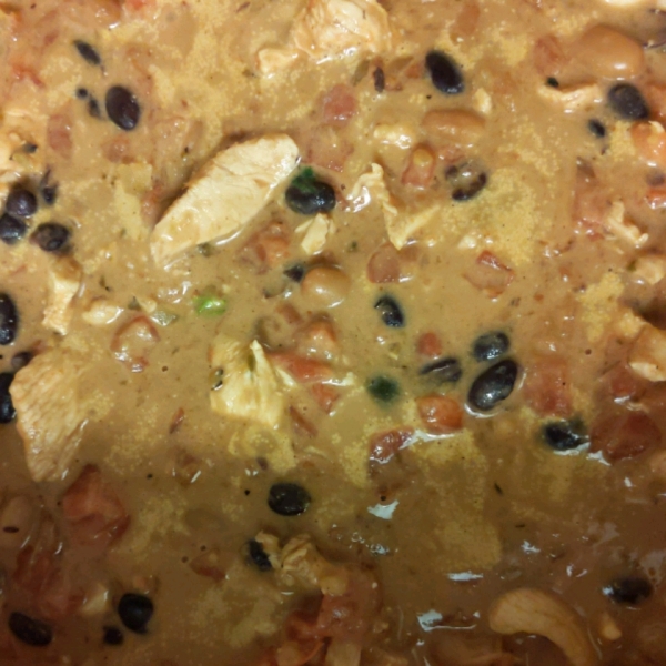 Latin-Inspired Spicy Cream Chicken Stew