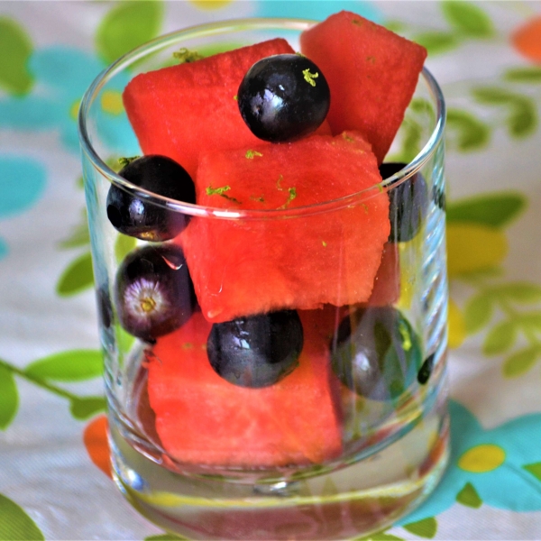 Watermelon Salad with Grapes and Citrus
